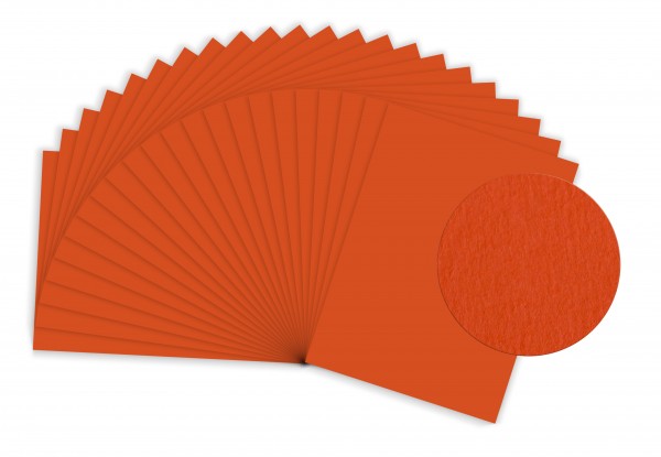 MySumico Fotokarton - 300g/m² - DIN A3 - 5 Bogen - orange - für Kindergärten und Schulen - zum Baste