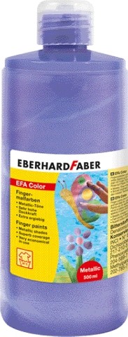 Eberhard Faber Fingermalfarbe 500ml pearl- lila