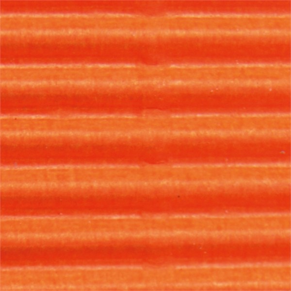 Bastelwellpappe 300g, 50x70 cm, 10 Bogen orange