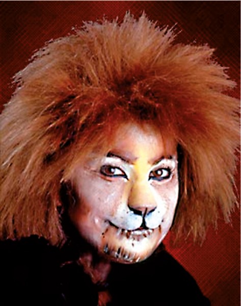 Latex-Maske Löwennase