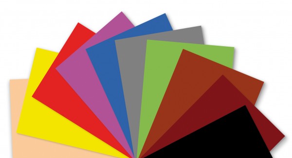 Sparpaket Tonpapier, 10 Farben, 50x70cm, 1000 Bogen, 130g/m²