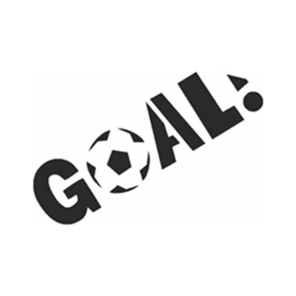Selbstklebe Schablone - Goal