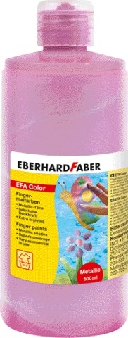 Eberhard Faber Fingermalfarbe 500ml pearl- rosa