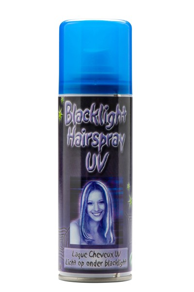 UV-Haarspray leuchtet im Schwarzlicht 125ml