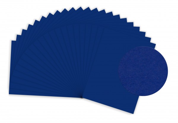 MySumico Tonzeichenpapier - 130g/m² - DIN A3 - 1 Bogen - königsblau - für Kindergärten und Schulen -