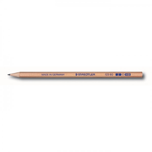 STAEDTLER® Bleistift 123 60, HB, Schaftfarbe: natur (12 Stück)