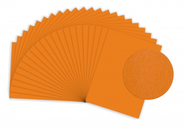MySumico Fotokarton - 300g/m² - DIN A4-50 Bogen - mango - für Kindergärten und Schulen - zum Basteln