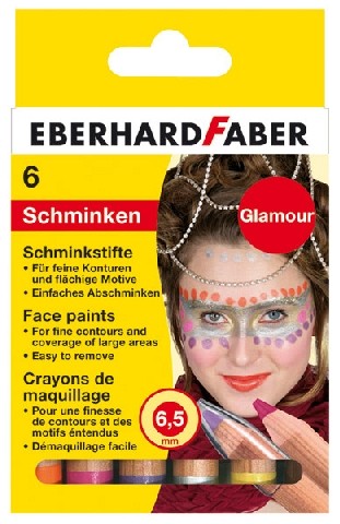 Eberhard Faber Schminkstifte Glamour 6er Set 579102