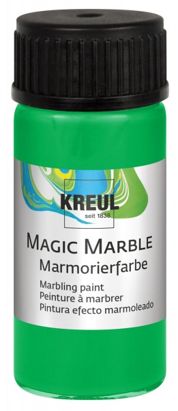 KREUL 73214 Magic Marble Marmorierfarbe, 20 ml, hellgrün