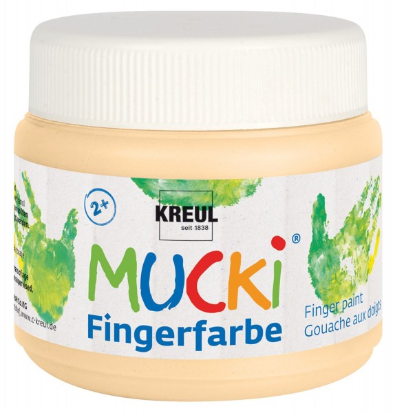 Kreul 23104 Mucki Fingermalfarbe 150ml hautfarbe