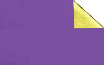 Alu-Doppelfolie Großrolle 50cmx10m violett/gold