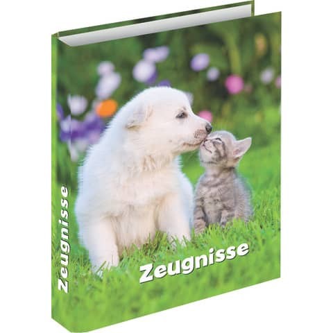 Zeugnisringbuch A4 Hund&amp;Katze
