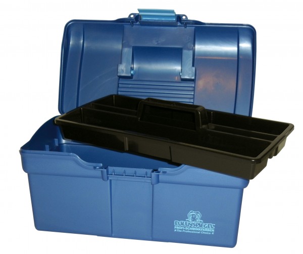 Profi Schmink-Koffer aus Kunststoff (klein) blau