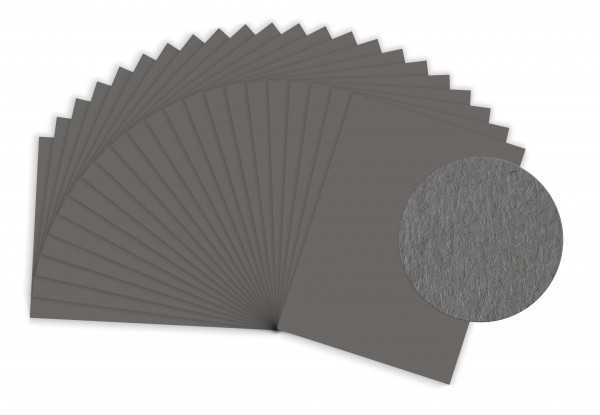 MySumico Tonzeichenpapier - 130g/m² - DIN A4 - 50 Bogen - steingrau - für Kindergärten und Schulen -