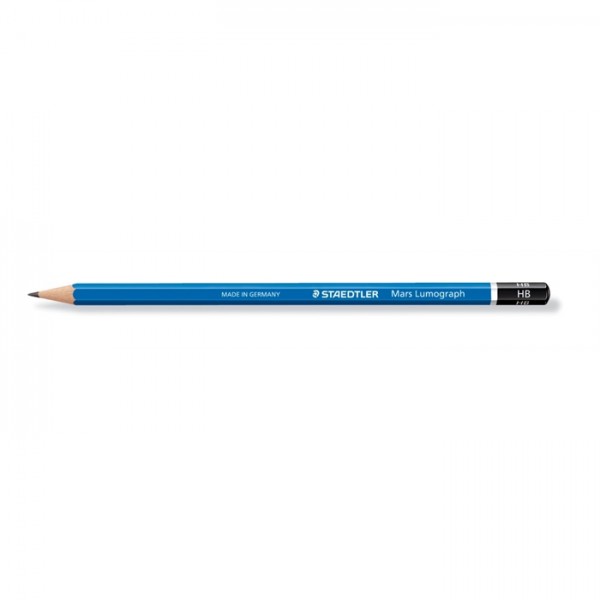 STAEDTLER® Bleistift Mars® Lumograph® 100, sechseckig, HB, Schaftfarbe: blau (12 Stück)