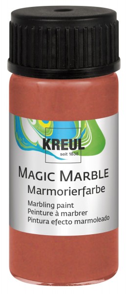 KREUL 73221 Magic Marble Marmorierfarbe, 20 ml, kupfer