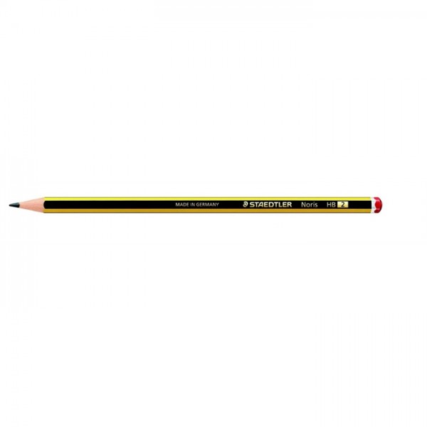 STAEDTLER® Bleistift Noris®, sechseckig, HB, Schaftfarbe: schwarz/gelb (12 Stück)
