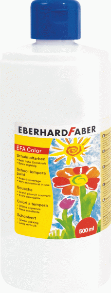 Eberhard Faber Schulmalfarbe 500ml weiss