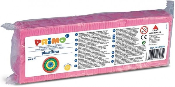 Primo 261CP550330 Knetmasse, 550 g, rosa
