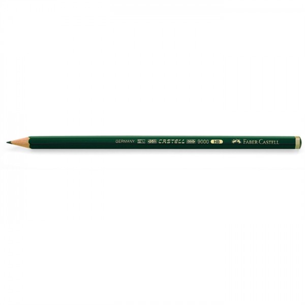 FABER-CASTELL Bleistift CASTELL® 9000, sechseckig, HB (1 Stück)