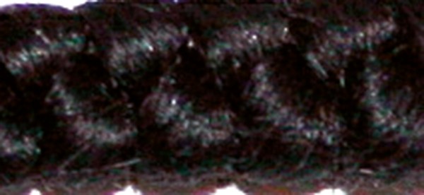 Wollkrepp Schwarz 32 cm