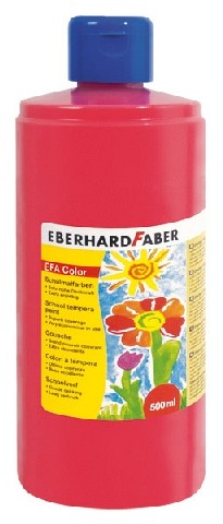 Eberhard Faber Schulmalfarbe 500ml geraniumrot