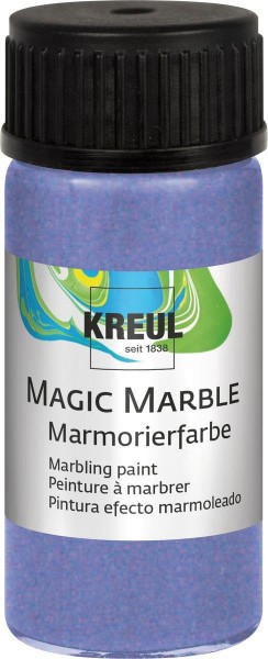 KREUL 73228 Magic Marble Marmorierfarbe, 20 ml, metallic violett