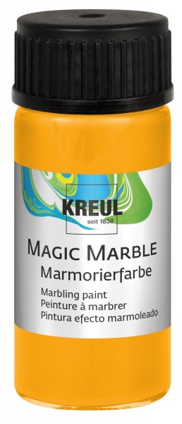 KREUL 73203 Magic Marble Marmorierfarbe, 20 ml, sonnengelb