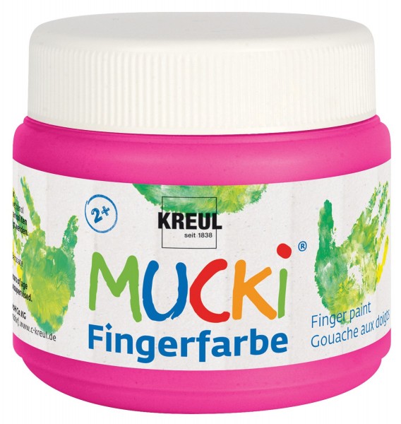Kreul 23106 Mucki Fingermalfarbe 150ml pink
